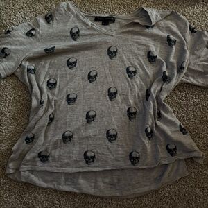 Skull cashmere top
